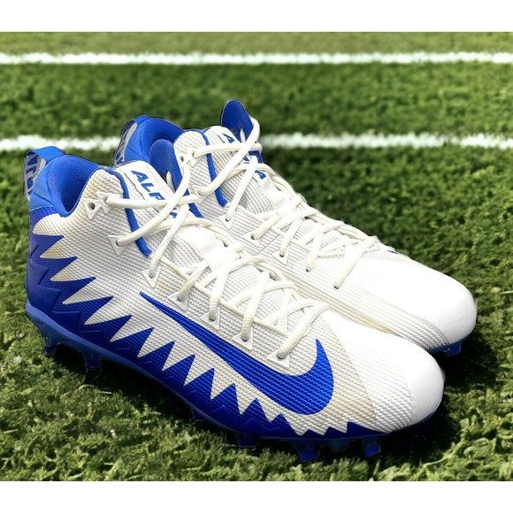 Nike Alpha Menace NFL Football Cleats Blue White 871451 Mens 11.5 Fast Ship main image 10